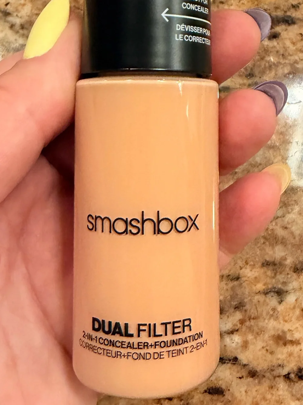 Smashbox Dual Filter 2-in-1 Concealer + Foundation Light Medium 13 Warm .8 fl oz